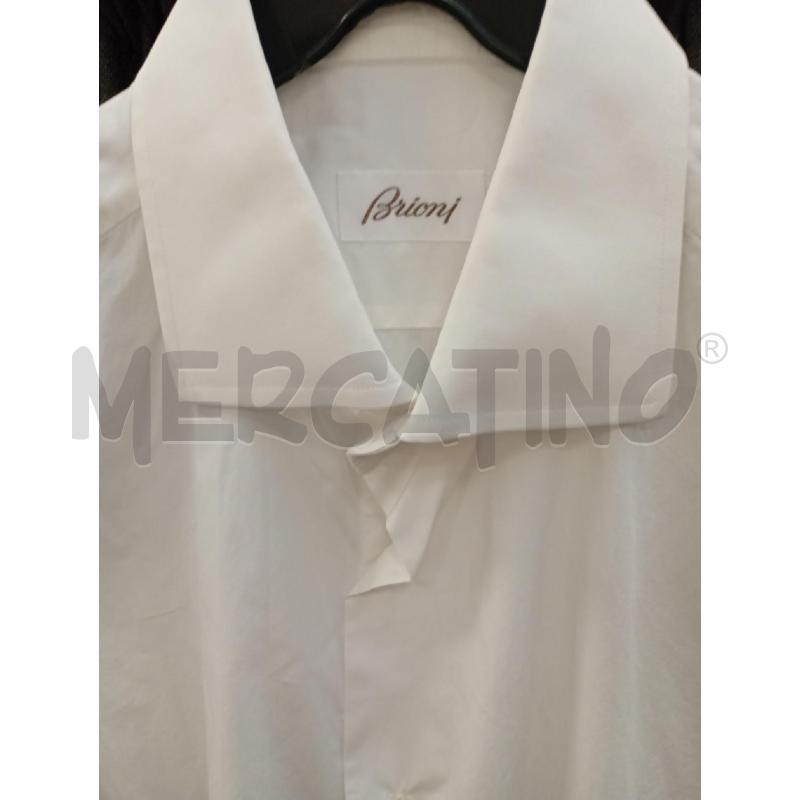 CAMICIA UOMO BRIONI BIANCA SLIM | Mercatino dell'Usato Burolo 2