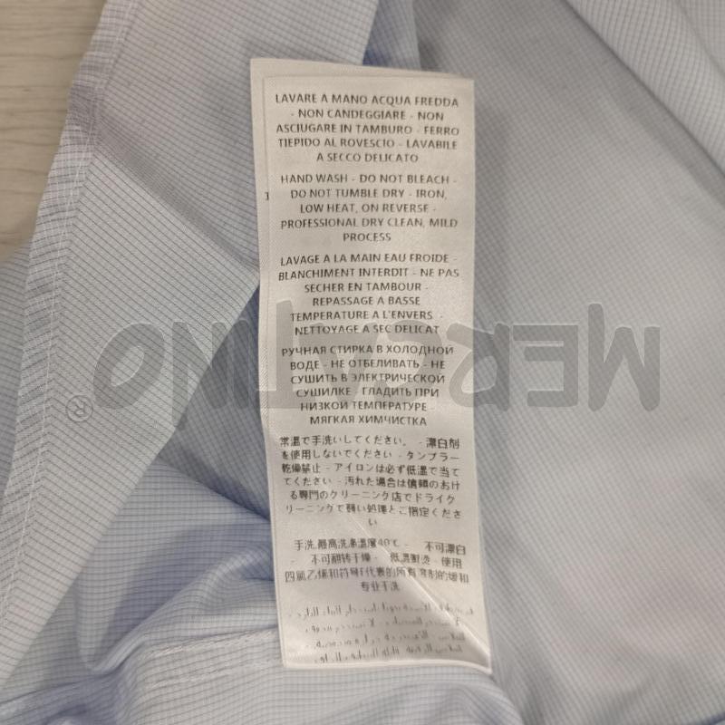 CAMICIA UOMO GUCCI AZZURRO DIAMANTE BIANCO  | Mercatino dell'Usato Burolo 5