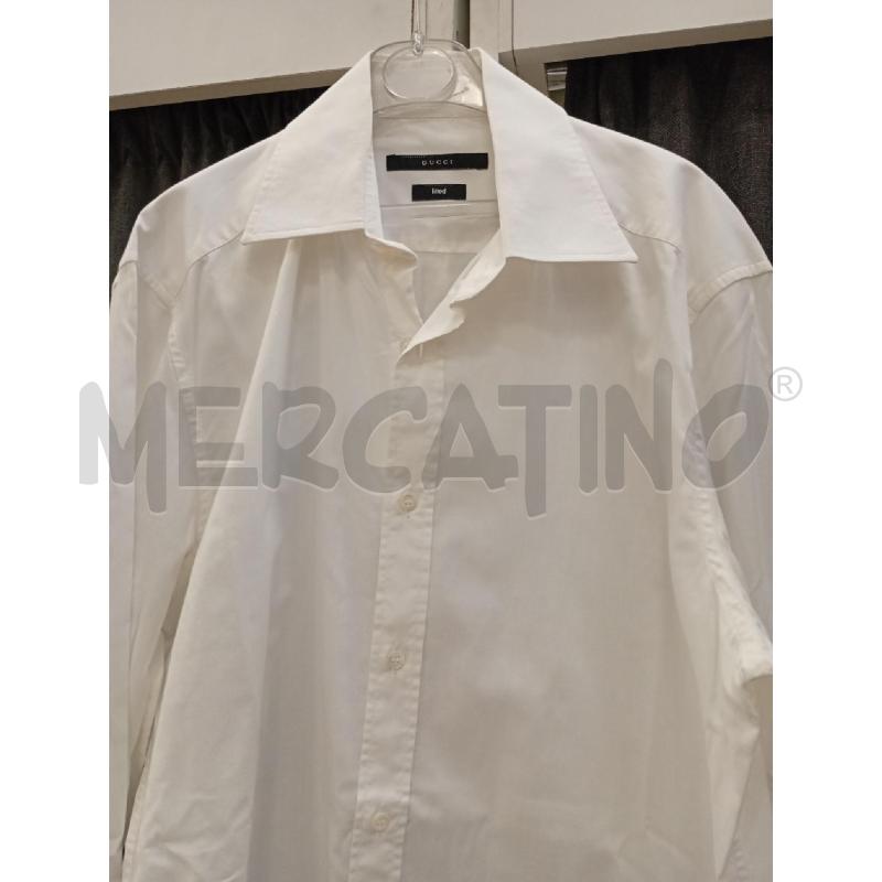 CAMICIA UOMO GUCCI BIANCO PANNA FITTED COTONE | Mercatino dell'Usato Burolo 2