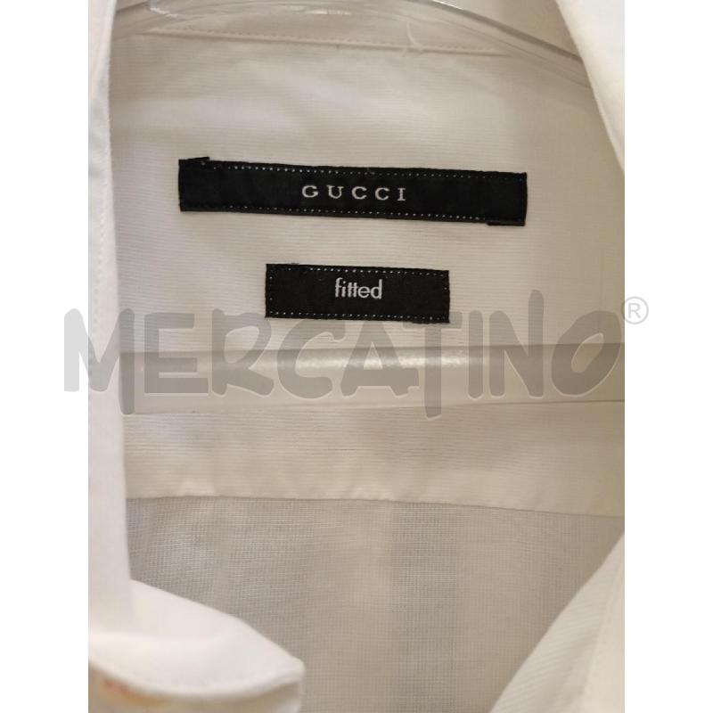 CAMICIA UOMO GUCCI BIANCO PANNA FITTED COTONE | Mercatino dell'Usato Burolo 3