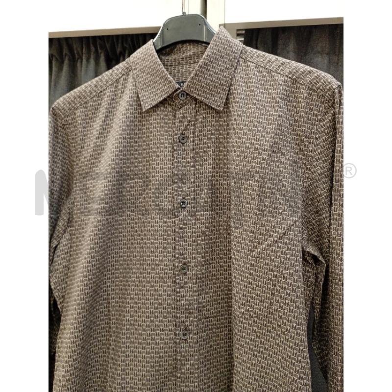 CAMICIA UOMO GUCCI MARRONE SCURO BEIGE | Mercatino dell'Usato Burolo 2