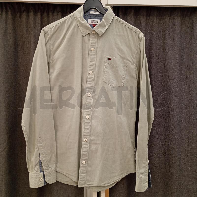 CAMICIA UOMO HILFINFER VERDE SALVIA | Mercatino dell'Usato Burolo 1