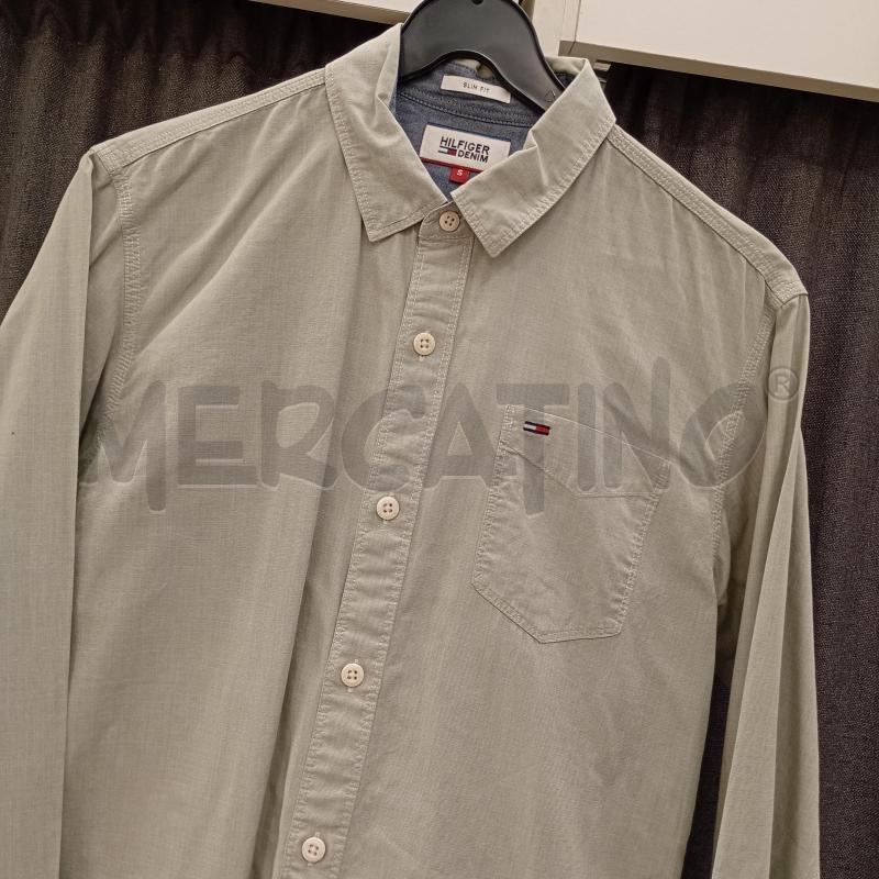 CAMICIA UOMO HILFINFER VERDE SALVIA | Mercatino dell'Usato Burolo 3