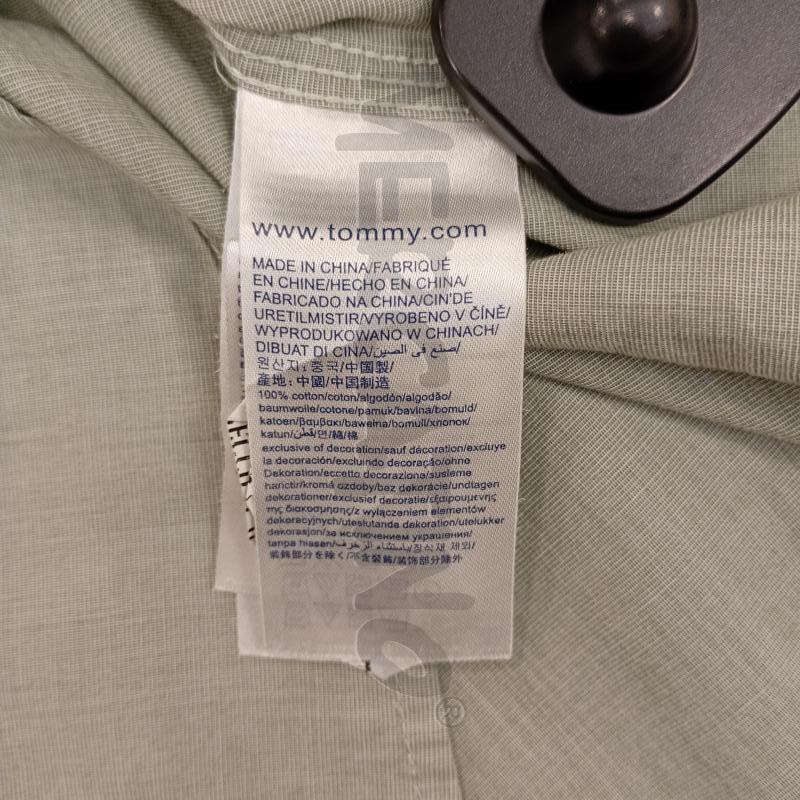 CAMICIA UOMO HILFINFER VERDE SALVIA | Mercatino dell'Usato Burolo 5