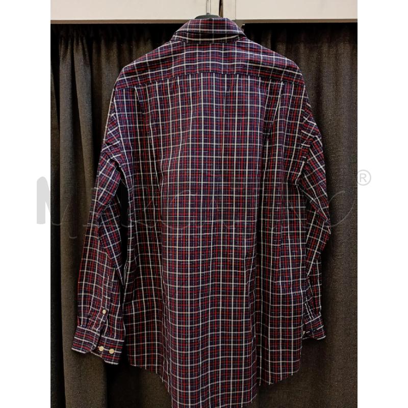 CAMICIA UOMO LACOSTE BLU ROSSO QUADRETTI | Mercatino dell'Usato Burolo 3