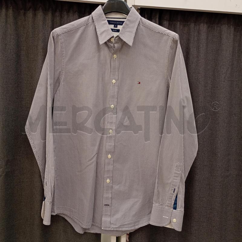 CAMICIA UOMO TOMMY HILFINGER QUARI GIRIGO BIANCO | Mercatino dell'Usato Burolo 1