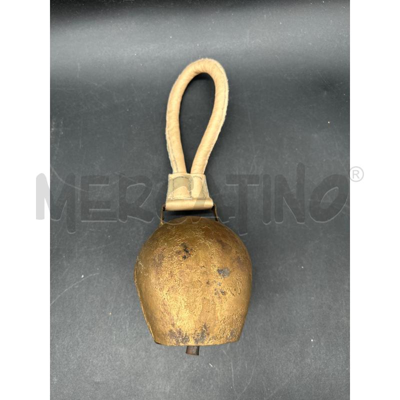 CAMPANELLA MUCCA METALLO DORATO | Mercatino dell'Usato Burolo 1