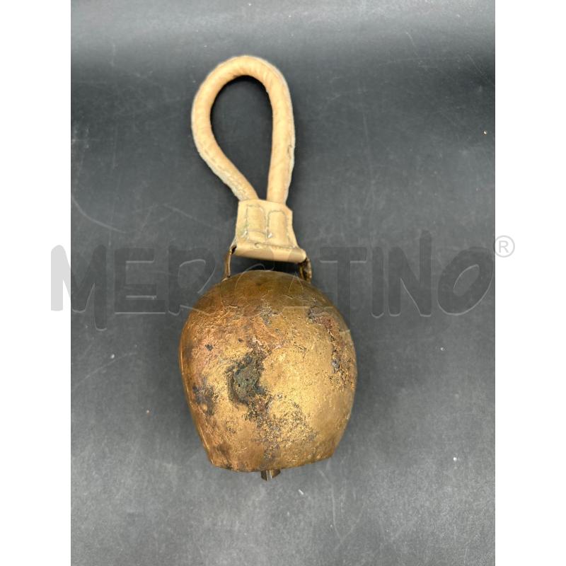 CAMPANELLA MUCCA METALLO DORATO | Mercatino dell'Usato Burolo 3
