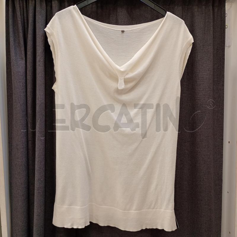 CANOTTA DONNA LORO PIANA BEIGE IN SETA | Mercatino dell'Usato Burolo 1