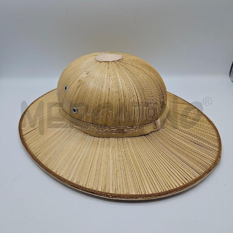CAPPELLO PAGLIA SUPER LADIES PITH SAFARI 1950 TESSUTO A MANO | Mercatino dell'Usato Burolo 1