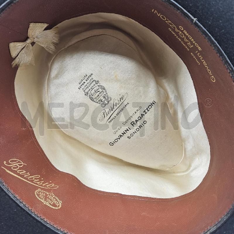 CAPPELLO UOMO BARBISIO NERO DEPOSITATO | Mercatino dell'Usato Burolo 4