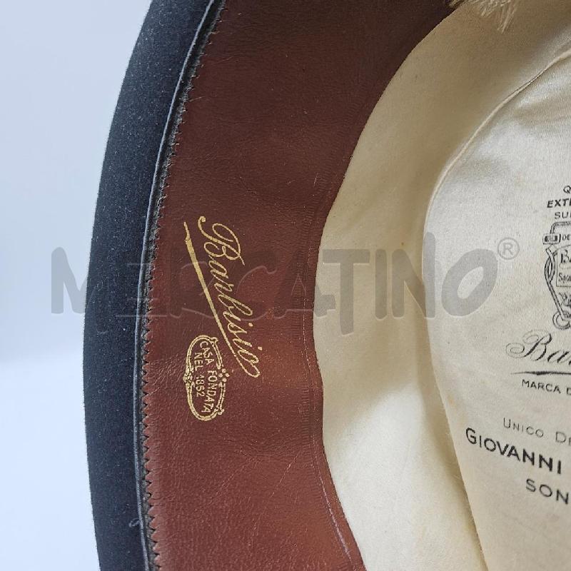 CAPPELLO UOMO BARBISIO NERO DEPOSITATO | Mercatino dell'Usato Burolo 5
