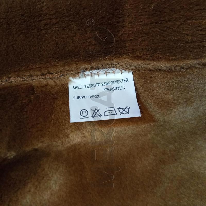 CAPPOTTO/LUNGO SCAMOSCIATO NOCCIOLA PELO LUNGH E POLSI  | Mercatino dell'Usato Burolo 4
