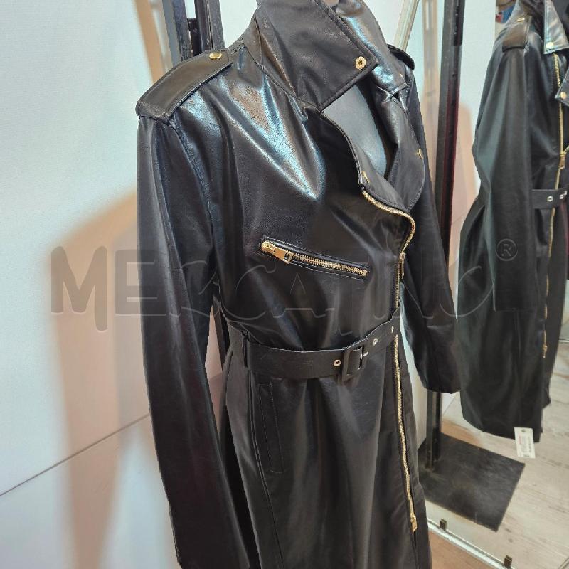 CAPPOTTO DONNA IMPERIAL ECOPELLE NERO STILE BIKER | Mercatino dell'Usato Burolo 2
