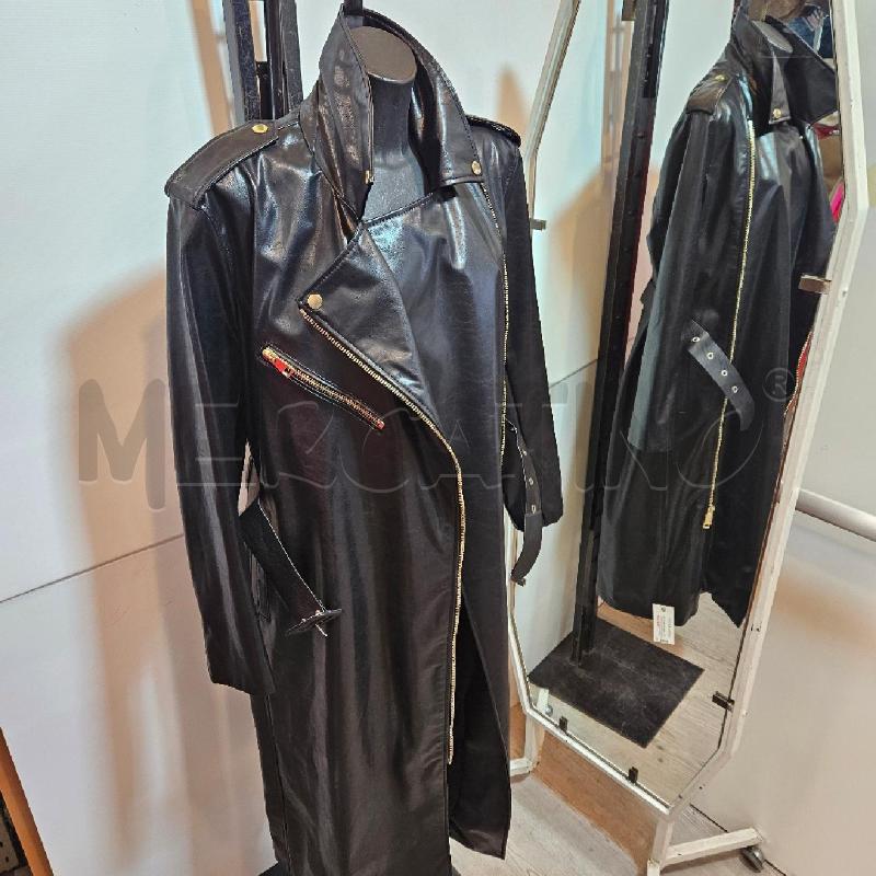 CAPPOTTO DONNA IMPERIAL ECOPELLE NERO STILE BIKER | Mercatino dell'Usato Burolo 3