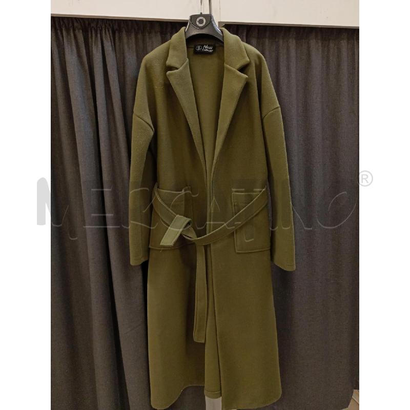 CAPPOTTO DONNA NEW COLLECTION VERDE SCUTO CON CINTURA | Mercatino dell'Usato Burolo 1