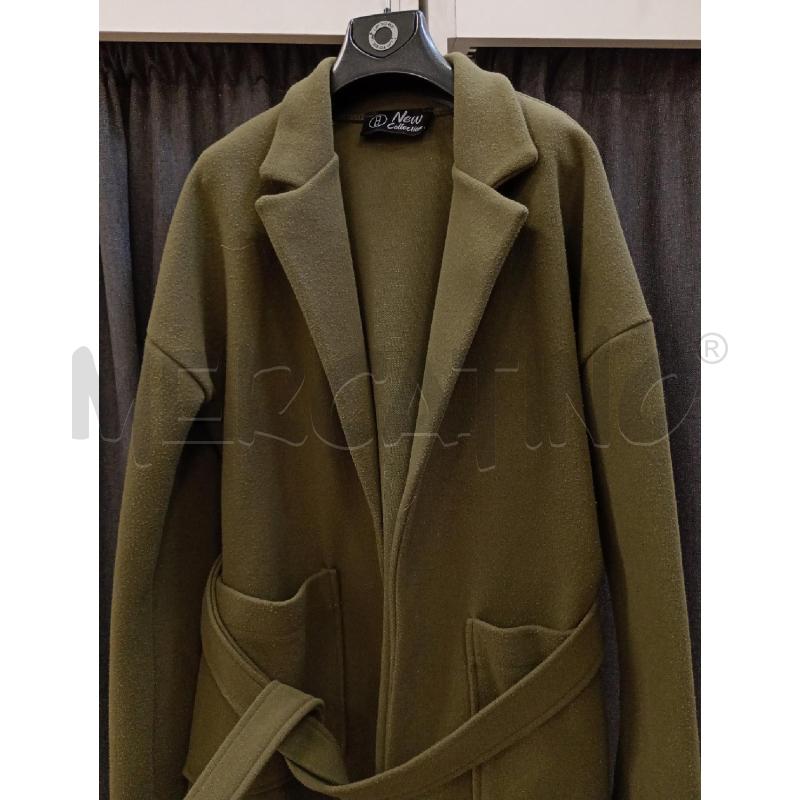 CAPPOTTO DONNA NEW COLLECTION VERDE SCUTO CON CINTURA | Mercatino dell'Usato Burolo 2