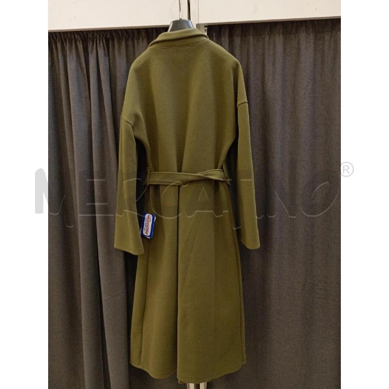 CAPPOTTO DONNA NEW COLLECTION VERDE SCUTO CON CINTURA | Mercatino dell'Usato Burolo 3