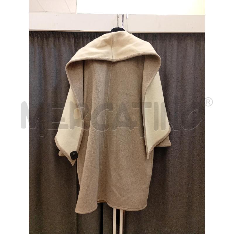 CAPPOTTO DONNA OMBRALUCE BEIGE SCOLLO CON SCIARPE | Mercatino dell'Usato Burolo 3