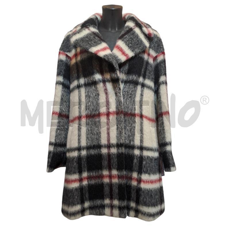 CAPPOTTO DONNA PENNY BLACK PELOSO QUADRI NERO BIANCO | Mercatino dell'Usato Burolo 1