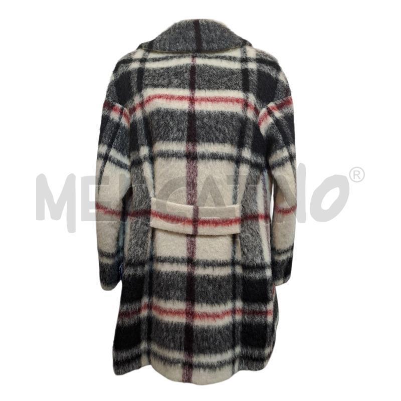 CAPPOTTO DONNA PENNY BLACK PELOSO QUADRI NERO BIANCO | Mercatino dell'Usato Burolo 2