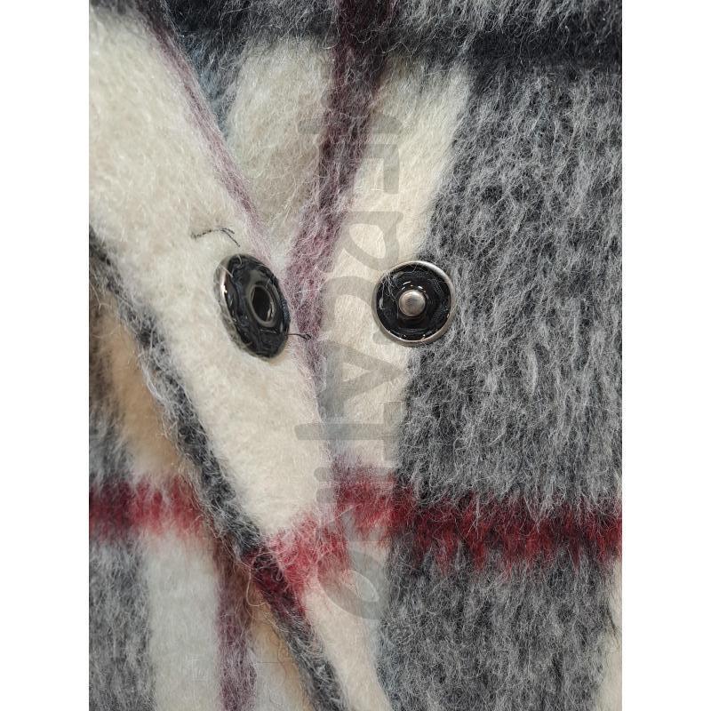 CAPPOTTO DONNA PENNY BLACK PELOSO QUADRI NERO BIANCO | Mercatino dell'Usato Burolo 3