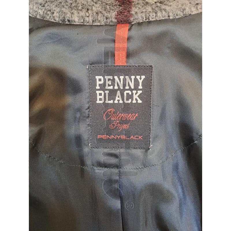 CAPPOTTO DONNA PENNY BLACK PELOSO QUADRI NERO BIANCO | Mercatino dell'Usato Burolo 4