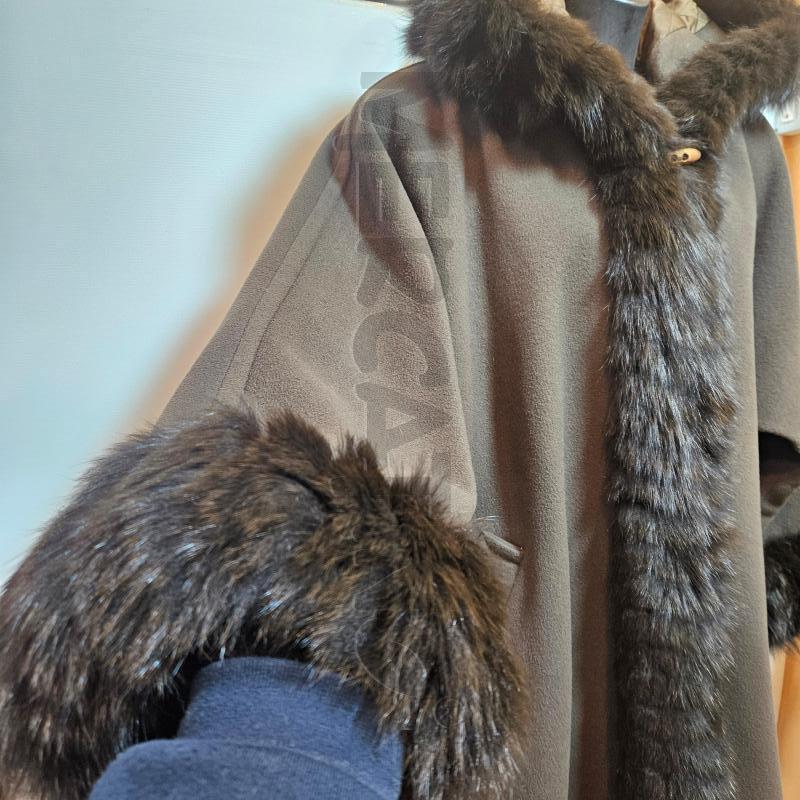 CAPPOTTO ENRICO COVERI  CIOCCOLATO PELO  | Mercatino dell'Usato Burolo 2
