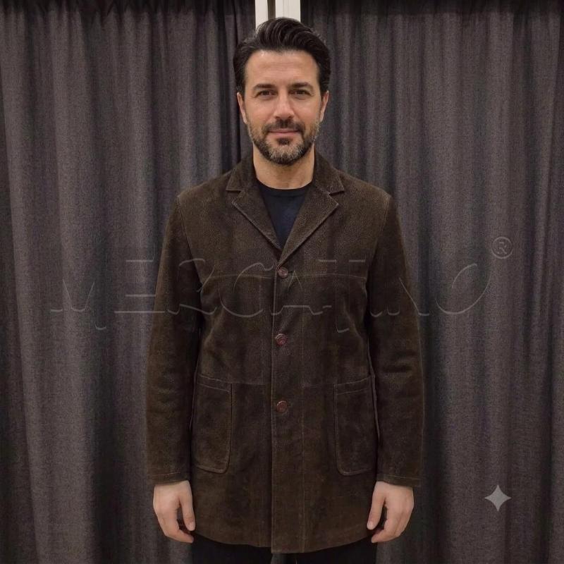 CAPPOTTO UOMO MEDITERRANEA MARRONE CROSTONE | Mercatino dell'Usato Burolo 1