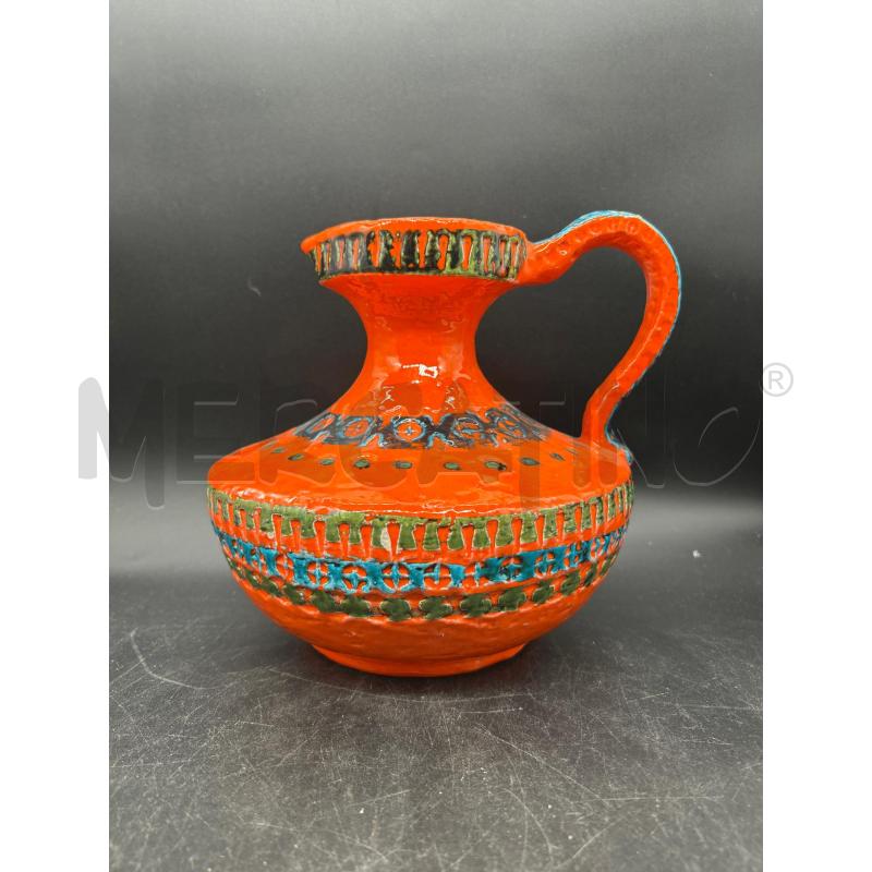 CARAFFA CERAMICA ARANCIONE | Mercatino dell'Usato Burolo 1