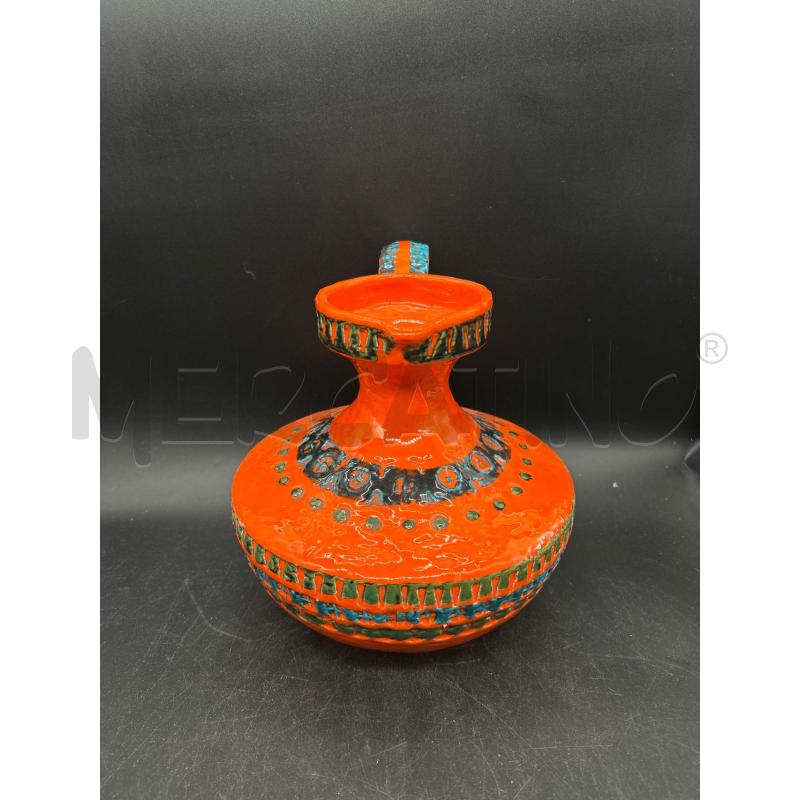 CARAFFA CERAMICA ARANCIONE | Mercatino dell'Usato Burolo 4