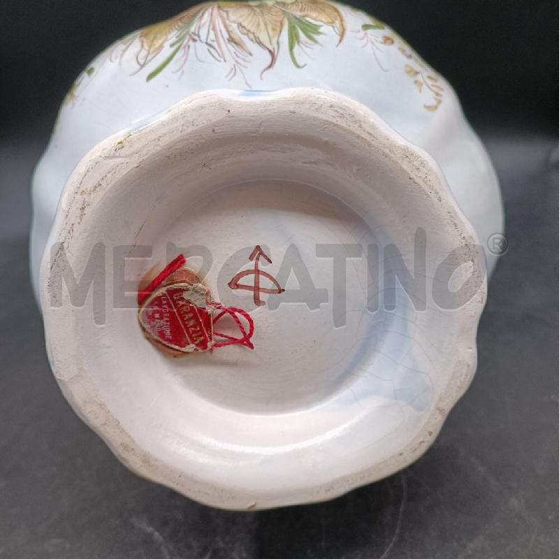 CARAFFA CERAMICA DIPINTA CON FIORI | Mercatino dell'Usato Burolo 5