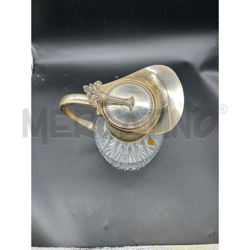 CARAFFA VETRO E METALLO | Mercatino dell'Usato Burolo 2