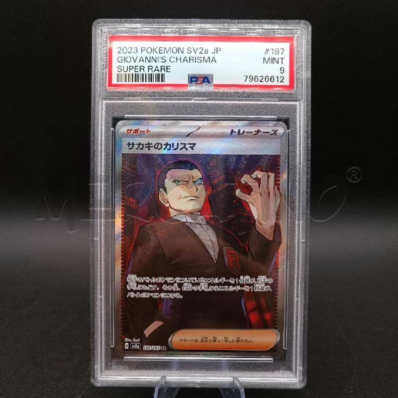 CARTA POKEMON CARISMA DI GIOVANNI JAP PSA 9  | Mercatino dell'Usato Burolo 1