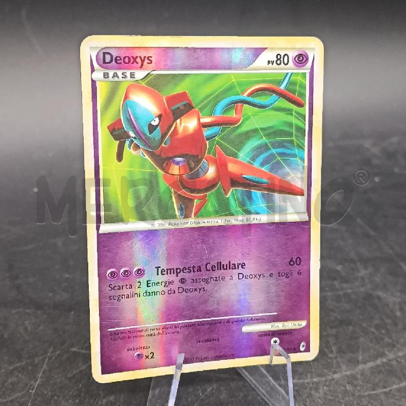 CARTA POKEMON DEOXYS REVERSE RICHIAMO DELLE LEGGENDE | Mercatino dell'Usato Burolo 1