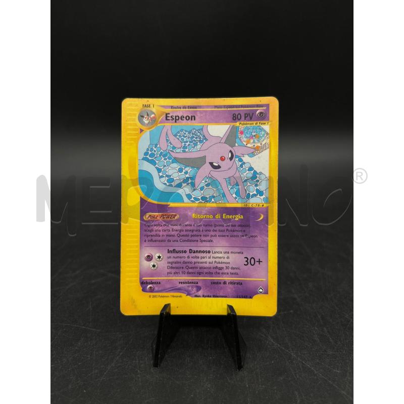 CARTA POKEMON ESPEON AQUAPOLIS | Mercatino dell'Usato Burolo 1