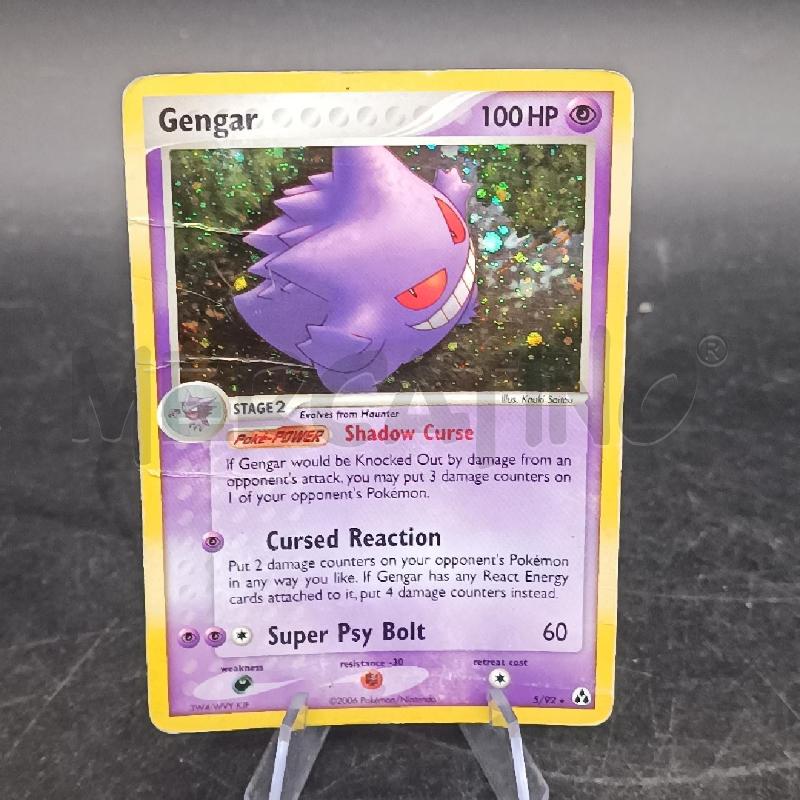 CARTA POKEMON GENGAR HOLO EX LEGEND MAKER | Mercatino dell'Usato Burolo 1