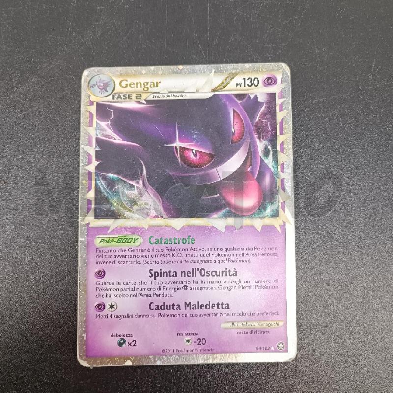 CARTA POKEMON GENGAR TRIUMPHANT | Mercatino dell'Usato Burolo 2