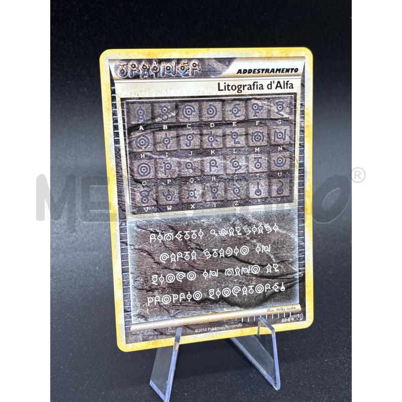 CARTA POKEMON LITOGRAFIA D'ALFA | Mercatino dell'Usato Burolo 2
