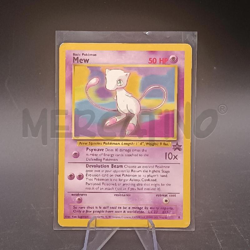 CARTA POKEMON MEW BLACK STAR PROMO  | Mercatino dell'Usato Burolo 1