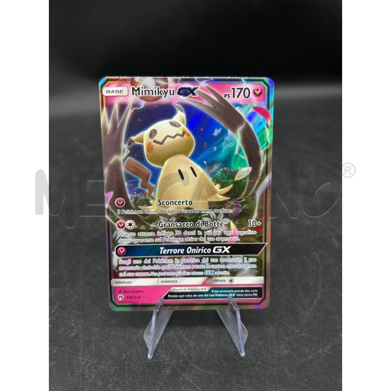 CARTA POKEMON MIMYKYU GX 149/214 | Mercatino dell'Usato Burolo 1