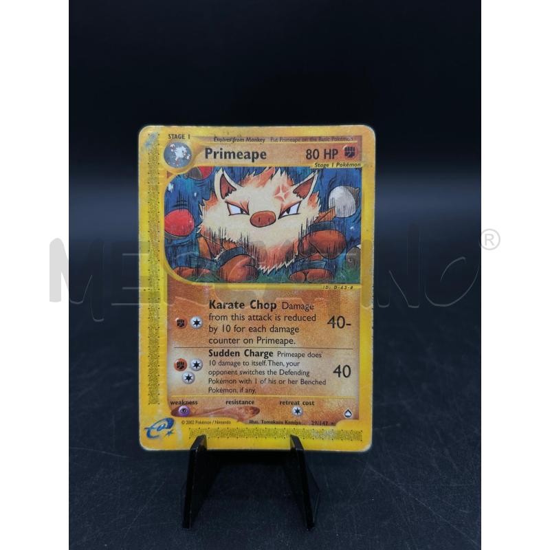 CARTA POKEMON PRIMEAPE AQUAPOLIS 29/147 | Mercatino dell'Usato Burolo 1