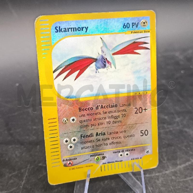 CARTA POKEMON SKARMORY HOLO REVERSE EXPEDITION BASE SET | Mercatino dell'Usato Burolo 1