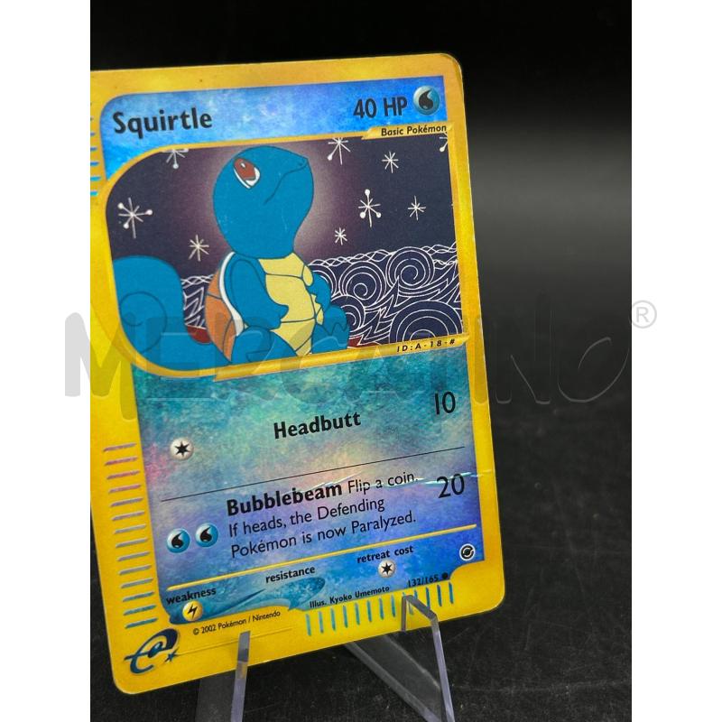 CARTA POKEMON SQUIRTLE REVERSE EXPEDITION BASE SET | Mercatino dell'Usato Burolo 5