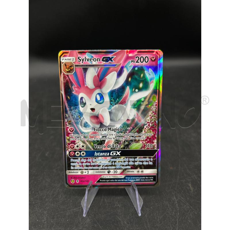 CARTA POKEMON SYLVEON GX PROMO 92 A 115 | Mercatino dell'Usato Burolo 1