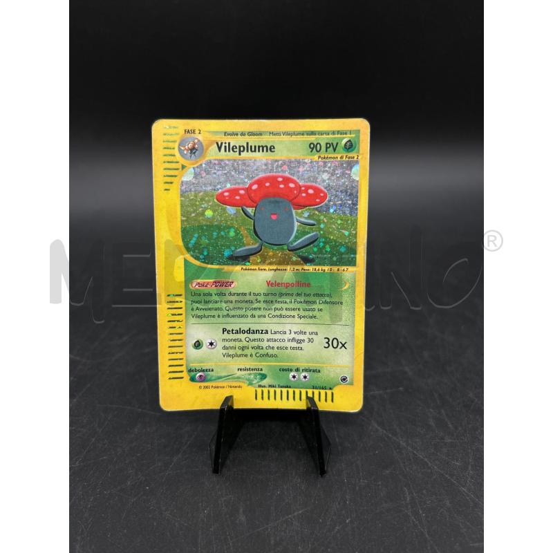 CARTA POKEMON VILEPLUME EXPEDITION BASE SET ITA  | Mercatino dell'Usato Burolo 1