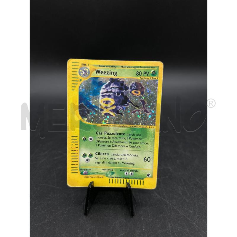 CARTA POKEMON WEEZING HOLO EXPEDITION BASE SET | Mercatino dell'Usato Burolo 1