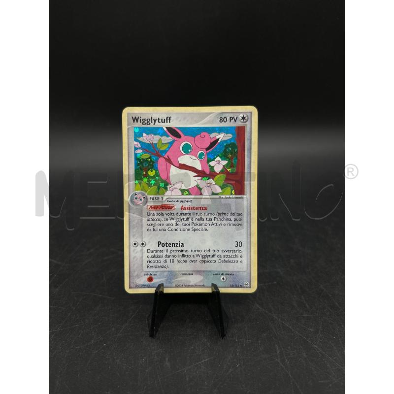 CARTA POKEMON WIGGLYTUFF EX ROSSO FUOCO VERDE FOGLIA REVERSE | Mercatino dell'Usato Burolo 1