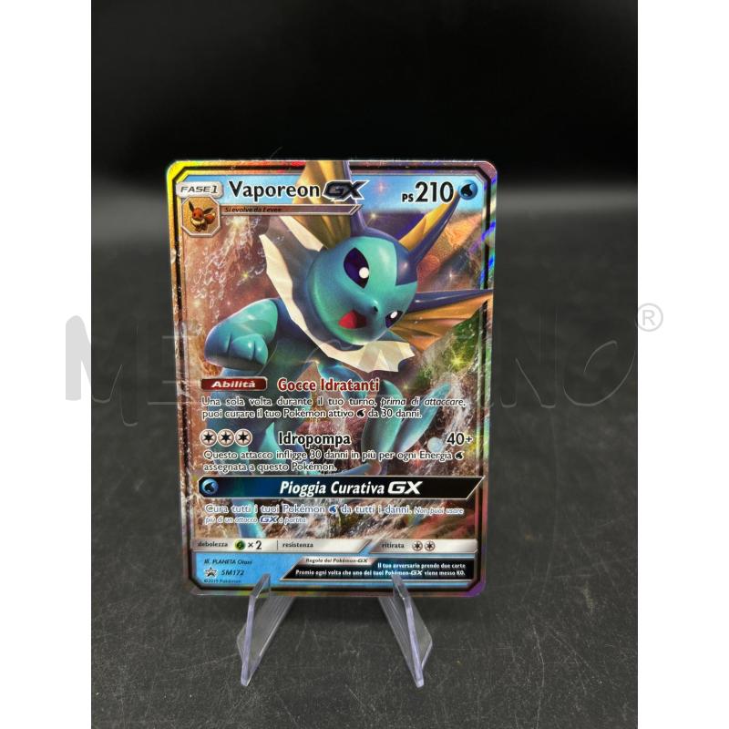 CARTA VAPOREON GX PROMO SM172 | Mercatino dell'Usato Burolo 1