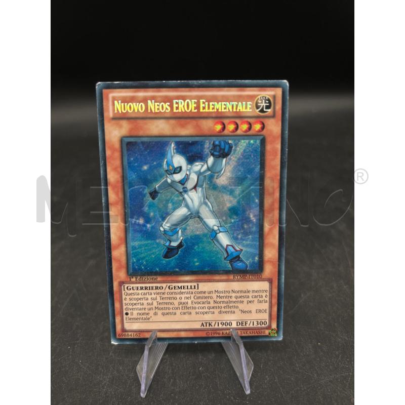 CARTA YU GI OH NUOVO NEOS EROE ELEMENTARE | Mercatino dell'Usato Burolo 1